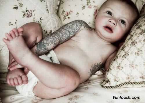 tattoo baby. Tattooed Baby